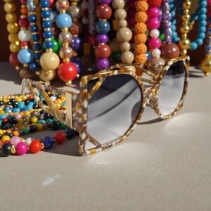 Women’s Oversized Bohemian Square Sunglasses Tortoise Design